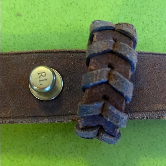 Leather belt- unique. Ralph Lauren main image 4